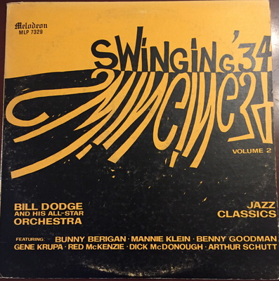 Bill Dodge And His All-Star Orch vinyyliLP Swinging ' 34