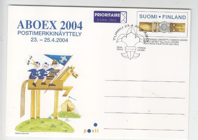 FDC 2004 Aboex ehiökortti.