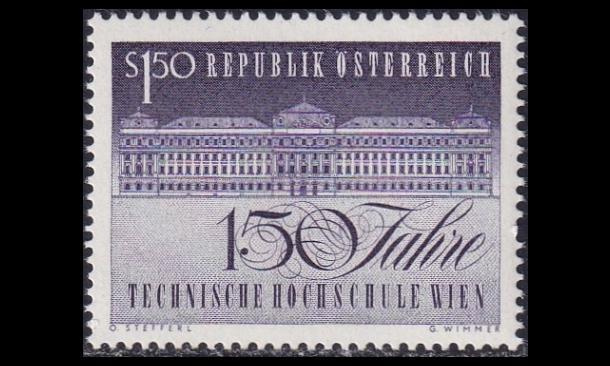 Itävalta 1198 ** Wienin teknillinen korkeakoulu 150v (1965)