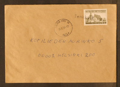 # 23603 # Pp Tenkkula + Seinäjoki kirje Helsinki 1973