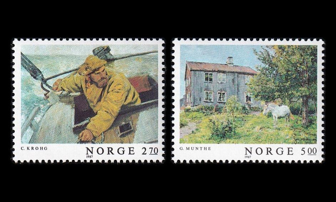 Norja 979-80 ** Maalaustaiteen klassikoita (1987)