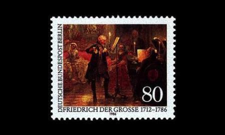 Berlin 764 ** Preussin kuningas Fredrik suuri (1986)