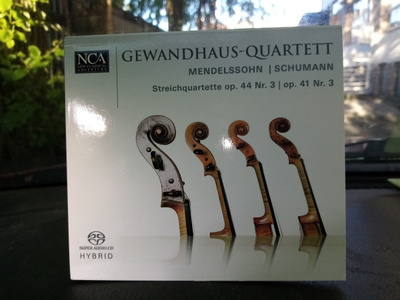 SACD GEWANDHAUS-QUARTETT :  MENDELSSOHN /  SCHUMANN