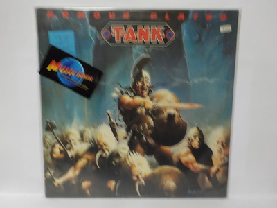 TANK - ARMOUR PLATED EX+/EX+ UK 1985 2LP