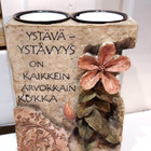 YSTÄVÄ-YSTÄVYYS ON KAIKKEIN ARVOKKAIN KUKKA- TUIKKUVOTIIVI - pikkukuva 1