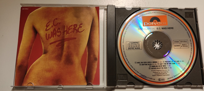 Eric Clapton  - E.C Was Here  cd