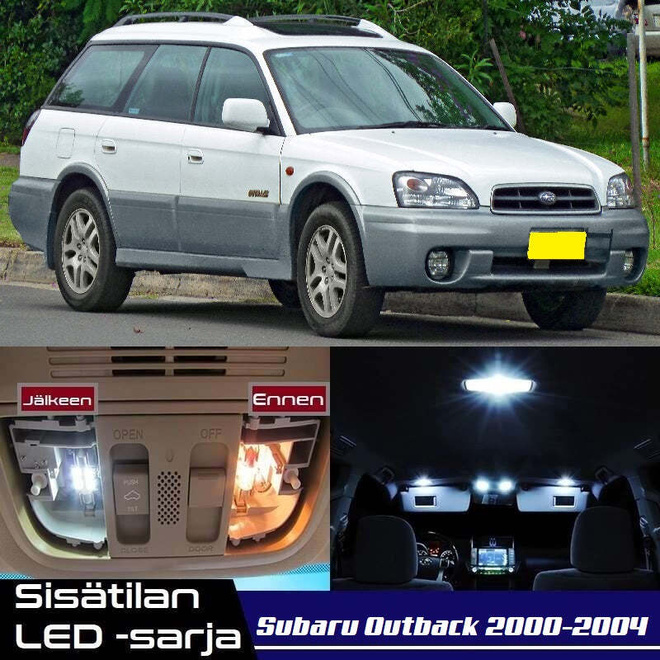 Subaru Outback (MK2) Sisätilan LED-sarja 14-osai