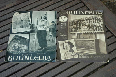 Radiokuuntelija lehtiä 2kpl 1943