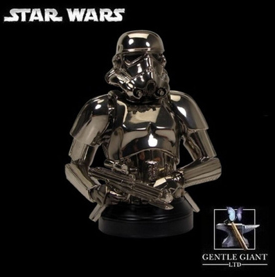 STAR WARS GENTLE GIANT CHROME STORMTRO - HEAD HUNTER STORE.