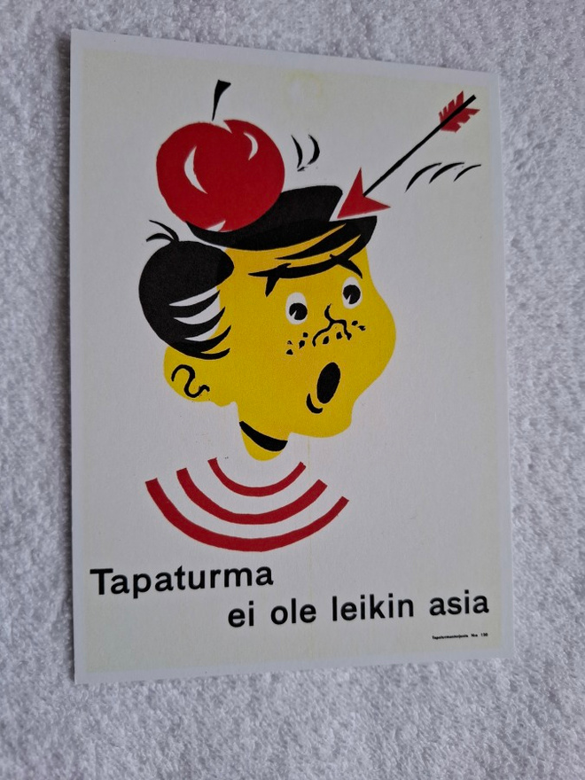 Tapaturma ei ole leikin asia Postikortti*