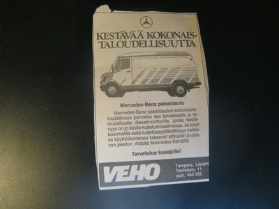mainos MB pakettiautot