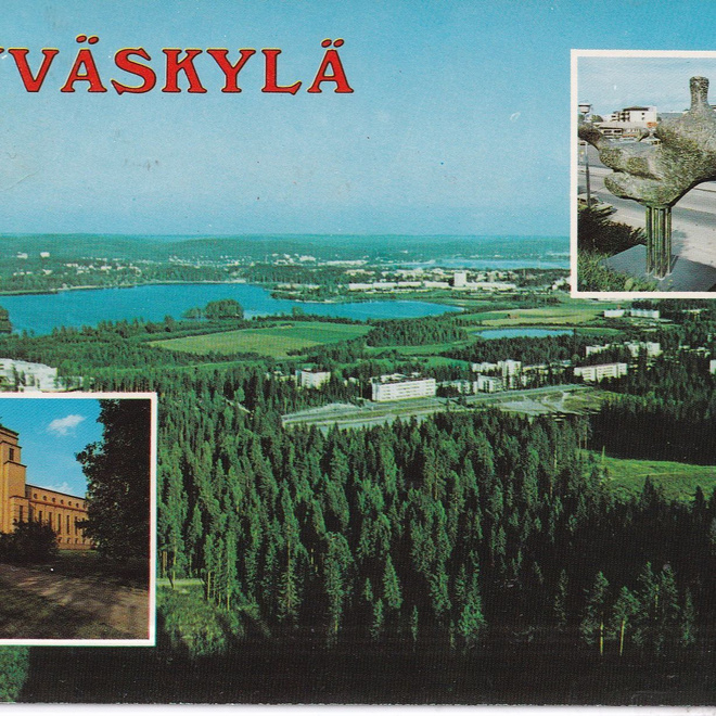 Jyväskylä. sommitelmakortti, e288