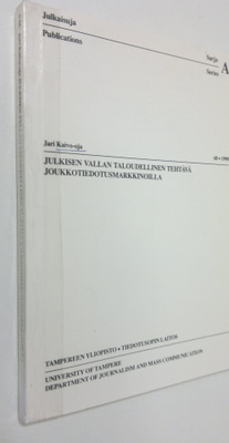Jari Kaivo-oja : Julkisen vallan taloudellinen tehtävä jo...