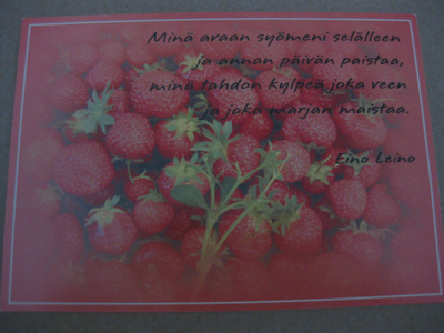 Mansikoita, kulkematon