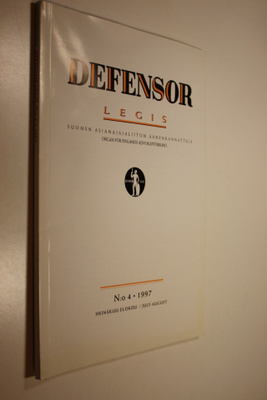 Defensor legis : Suomen asianajajaliiton äänenkannattaja ...