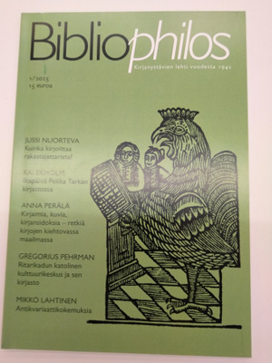 Bibliophilos 1-2/2025 lehti, 2 kpl