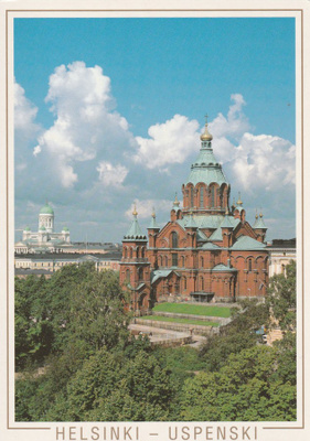 KIRKKOKORTTI - HELSINKI - USPENSKIN KATEDRAALI - 14/3