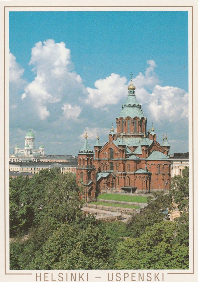 KIRKKOKORTTI - HELSINKI - USPENSKIN KATEDRAALI - 14/3