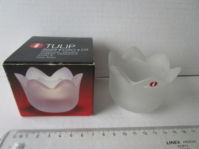 Iittala Tulip tuikku, mattavalkoinen, uusi