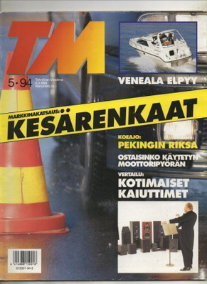Tekniikan Maailma n:o 5 1994 Kesärenkaat. Venemessut.