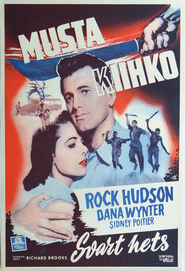 Elokuvajuliste: Musta kiihko (Rock Hudson)