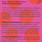 Hanna Kuusela: Konsulttidemokratia - pikkukuva 3