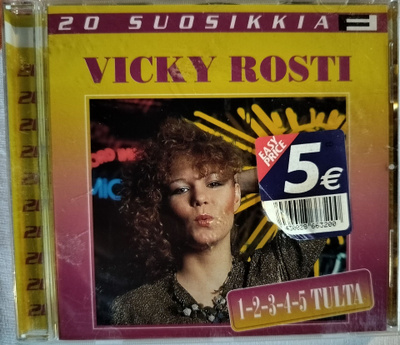 VICKY ROSTI:1-2-3-4-5 TULTA-20 Suosikkia-CD, Warner Music