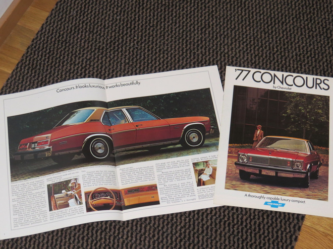 1977 Chevrolet Concours (Nova) esite - KUIN UUSI