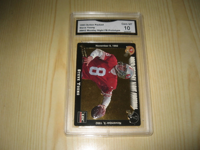 Steve Young NFL GEM MT10 Prototype