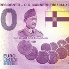 *NOLLA-EURO*2021*SUOMEN PRESIDENTTI*C.G. MANNERHEIM* - pikkukuva 1