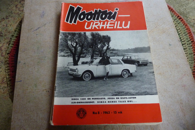 Moottori Urheilu 8-63  Saab