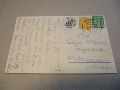 1954 Kitee nrol kortilla