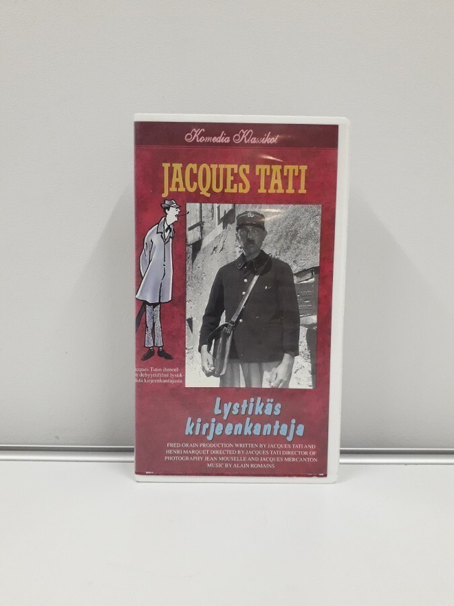 Lystikäs Kirjeenkantaja (Jacques Tati, vhs)