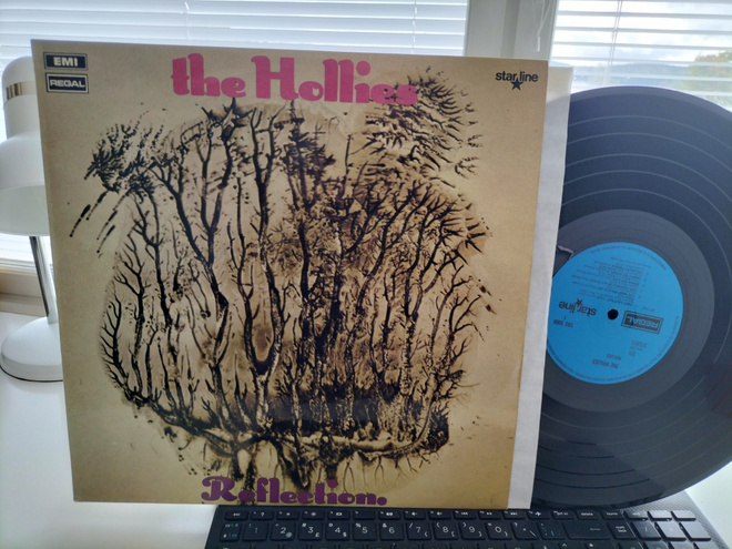 HOLLIES, Reflection, LP UK -69 SIISTI KUNTO !!