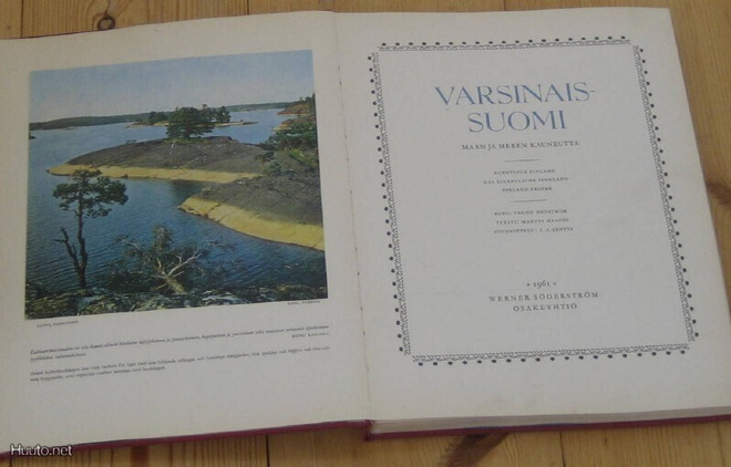 Kaunis kuvakirja Varsinais-Suomi 1961, 115s värikuvia HIENO
