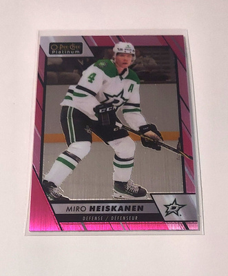 2023-24 OPC Platinum Matte Pink #58 Miro Heiskanen
