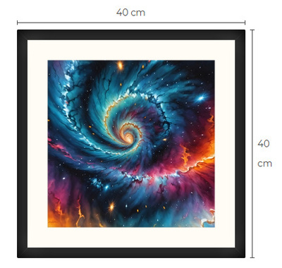 Uusi galaxi Sci-Fi Science Fiction art print taulu