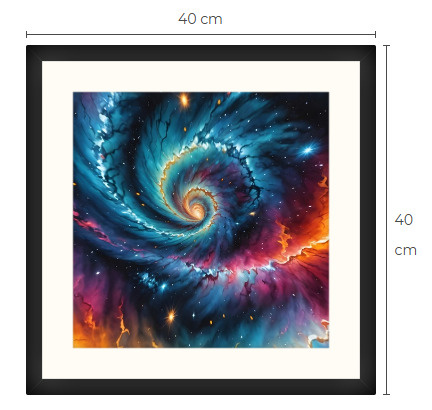 Uusi galaxi Sci-Fi Science Fiction art print taulu