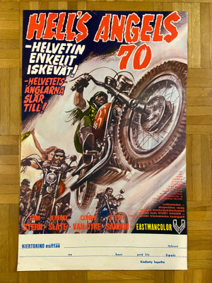 Vanha elokuvajuliste: Hell's Angels 70