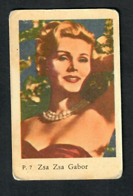 Keräilykuva - Zsa Zsa Gabor P 7
