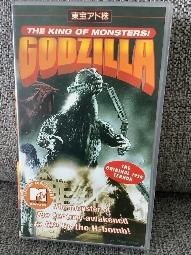 GODZILLA  THE ORIGINAL 1954 TERROR  (VHS)