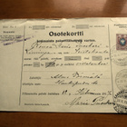 1917 Haukipudas As. sens osoitekortti Liminkaan - pikkukuva 1