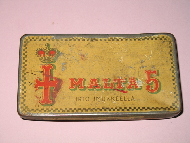 Rettig: Vanha MALTA  5 -TUPAKKAPELTIRASIA