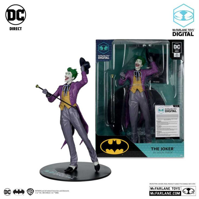 JOKER BY JASON FABOK	(46 101)	statue 29cm, (mcfarlane digita