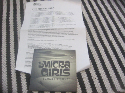 The Micragirls - Summer's Gone (promo cds)