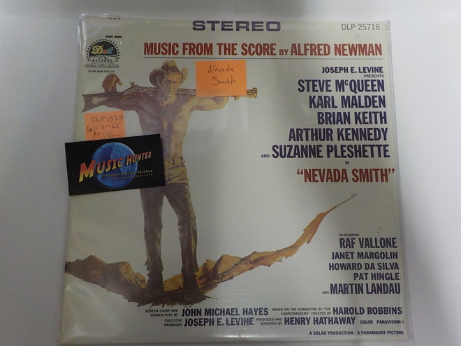 OST - NEVADA SMITH 1ST USA PRESS -66 M-/M- LP