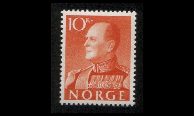 Norja 432 ** Olav V 10 kr (1958)