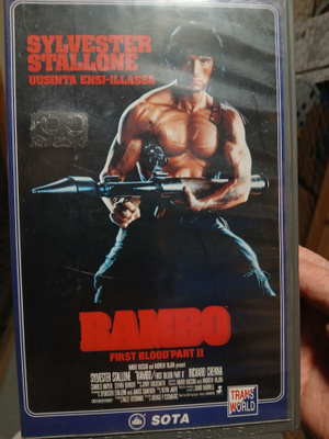 Rambo 2 vhs