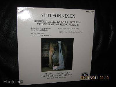AHTI SONNINEN :: HELSINGIN JUNIORJOUSET :: VINYYLI  LP  1983