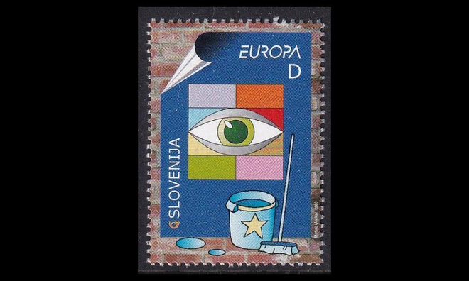 Slovenia 427 ** Europa julistetaide (2003)
